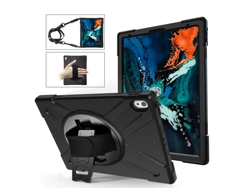 eSTUFF iPad Pro 12.9 (2018), Omslag, Apple, iPad 12.9 (2018), 32,8 cm (12.9"), Svart