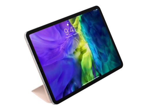 Bild av Apple Smart Folio - Vikbart fodral för surfplatta - polyuretan - rosa sand - 11" - för 11-inch iPad Pro (1:a generation, 2a generation)