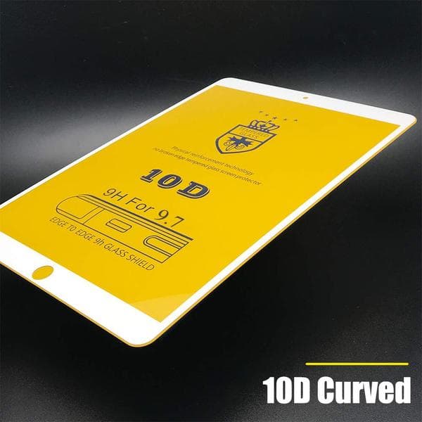 2 st härdad glas för Ipad pro 11" 10D vit