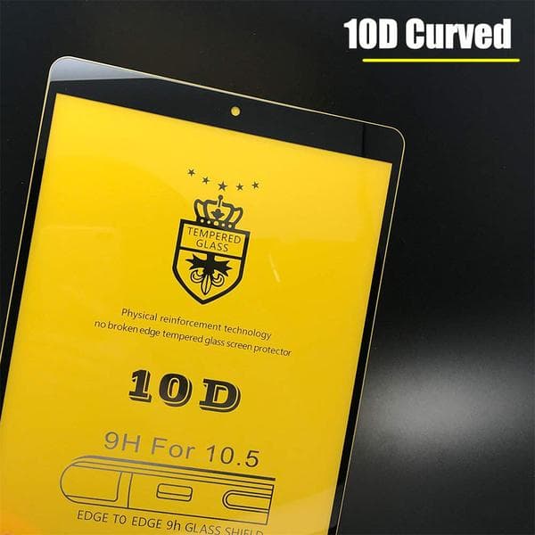 2 st härdad glas för Ipad pro 11" 10D vit