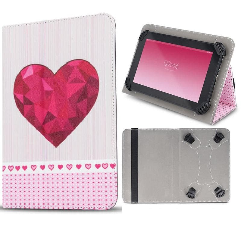 Universal Fodral för Surfplattor Storlek 9"-10" - Heart note