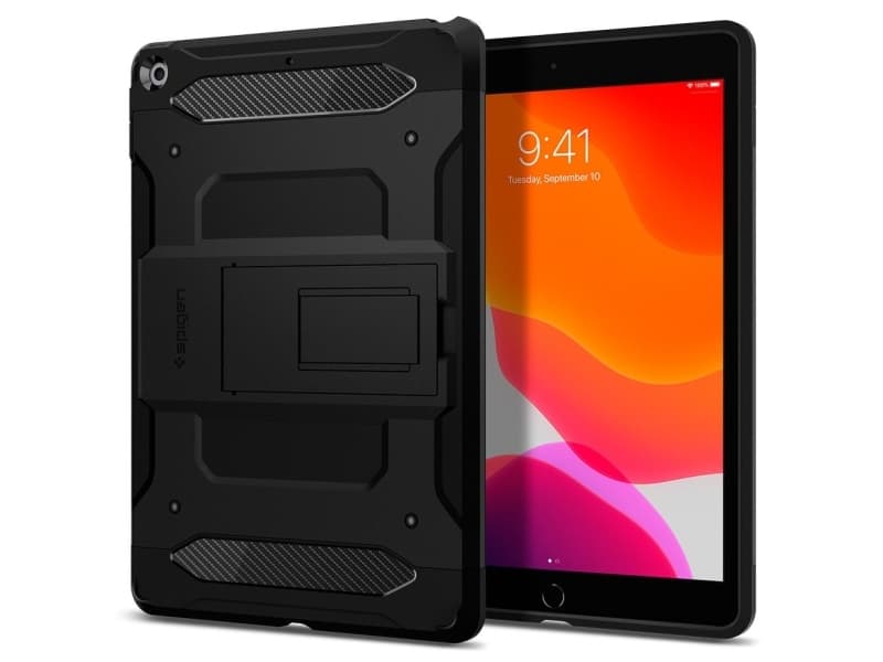 Spigen ACS00377, Omslag, Apple, iPad 10.2", 25,9 cm (10.2"), Svart