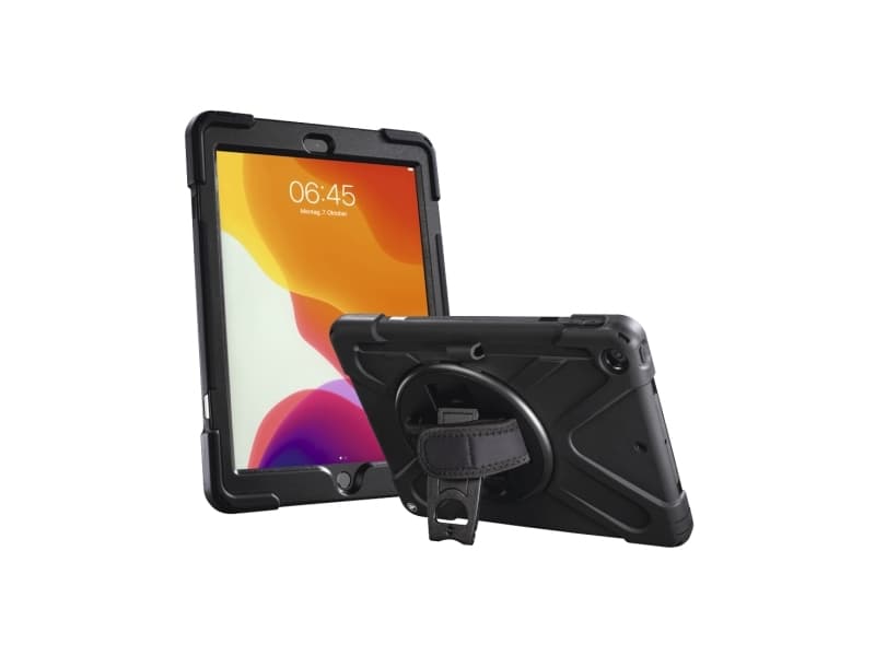 Hama Rugged Style, Stötfångande, Apple, iPad 10.2", 25,9 cm (10.2"), 410 g, Svart