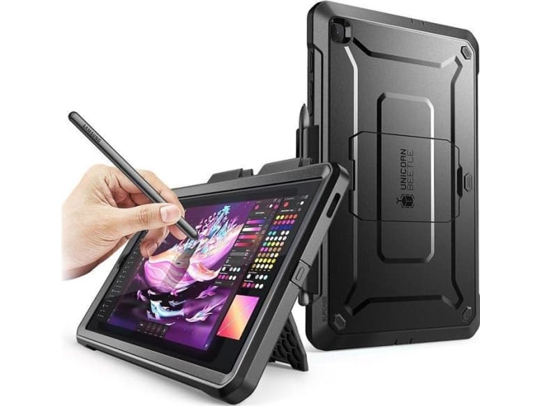 Supcase Unicorn Beetle Pro nettbrettetui til Galaxy Tab S6 Lite 10.4 P610 / P615 Black