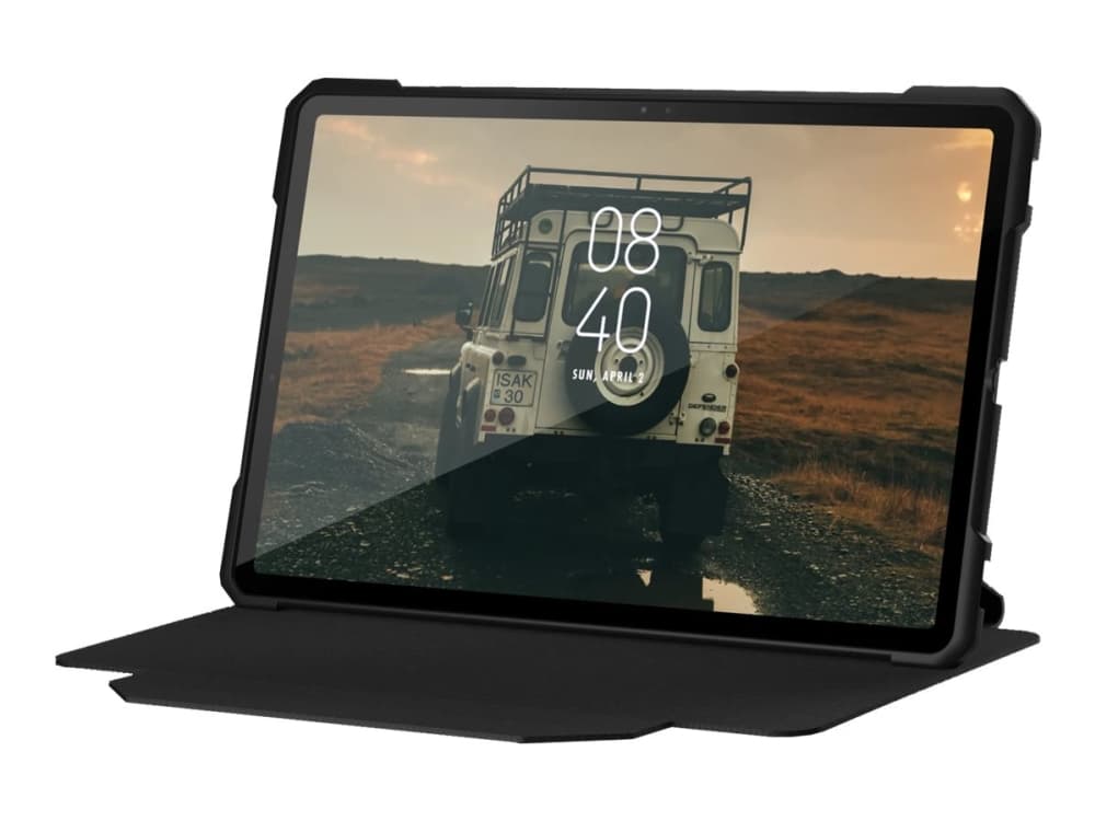 UAG Rugged Case for Samsung Galaxy Tab S7 (11-inch) - Metropolis Black - Lommebok for nettbrett - robust - svart - 11" - for Samsung Galaxy Tab S7