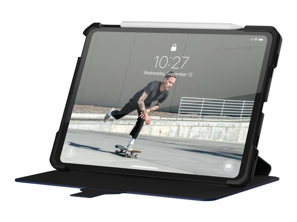 UAG UAG Metropolis Tablet Case - Protective Case with Holder for Apple Pencil for iPad Air 10.9 "2020 (Blue)
