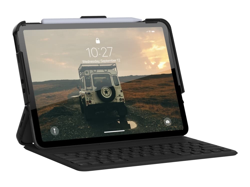 UAG Case for iPad Air 10.9-in Gen 4, iPad Pro 11-in Gen 1/2 - Scout Black - Back cover til tablet (Uden keyboard) - sort - 11" - for Apple 10.9-inch