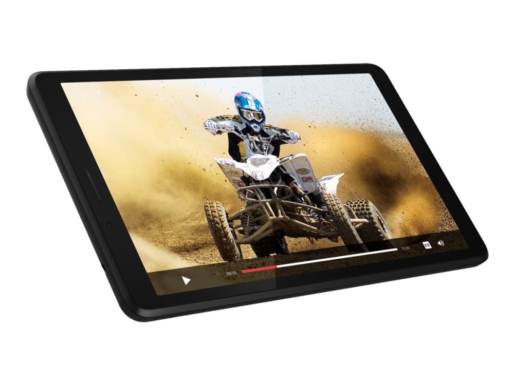 Lenovo TB-7305F ZA55 - Tablet - Android 9.0 (Pie) Go Edition - 16 GB eMMC - 7" IPS (1024 x 600) - microSD-spor - onykssvart