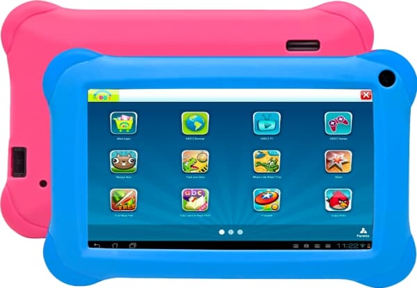 Denver TAQ-90072KBLUE/PINK, 22,9 cm (9"), 1024 x 600 pixlar, 8 GB, 1 GB, Android 8.1 Go edition, Svart, Blå, Rosa
