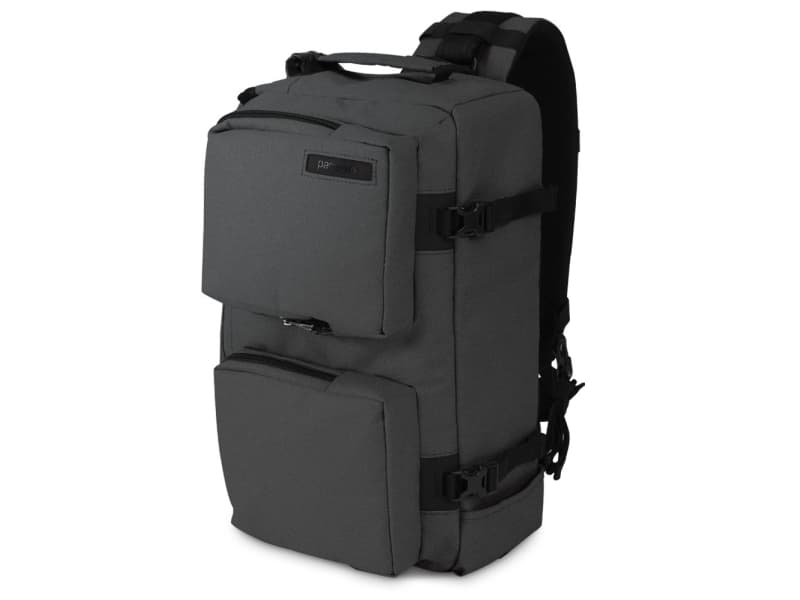 Pacsafe Z14, målarduk, Fleece, Nylon, Konstläder, Polyester, Black, 27,9 cm (11"), Dragkedja, Backpack, 390 mm