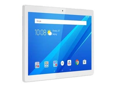 Lenovo Tab M10 ZA4G - Surfplatta - Android 9.0 (Pie) - 32 GB eMMC - 10.1" IPS (1280 x 800) - microSD-kortplats - polarvit