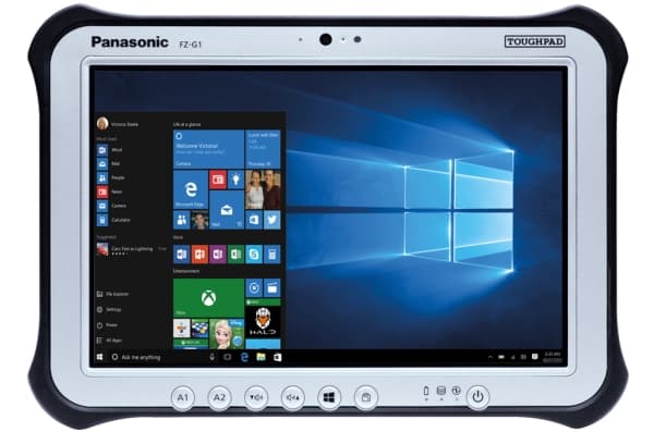 Panasonic Toughpad FZ-G1 MK5, 25,6 cm (10.1"), 1920 x 1200 pixlar, 256 GB, 8 GB, Windows 10 Pro, Svart, Silver