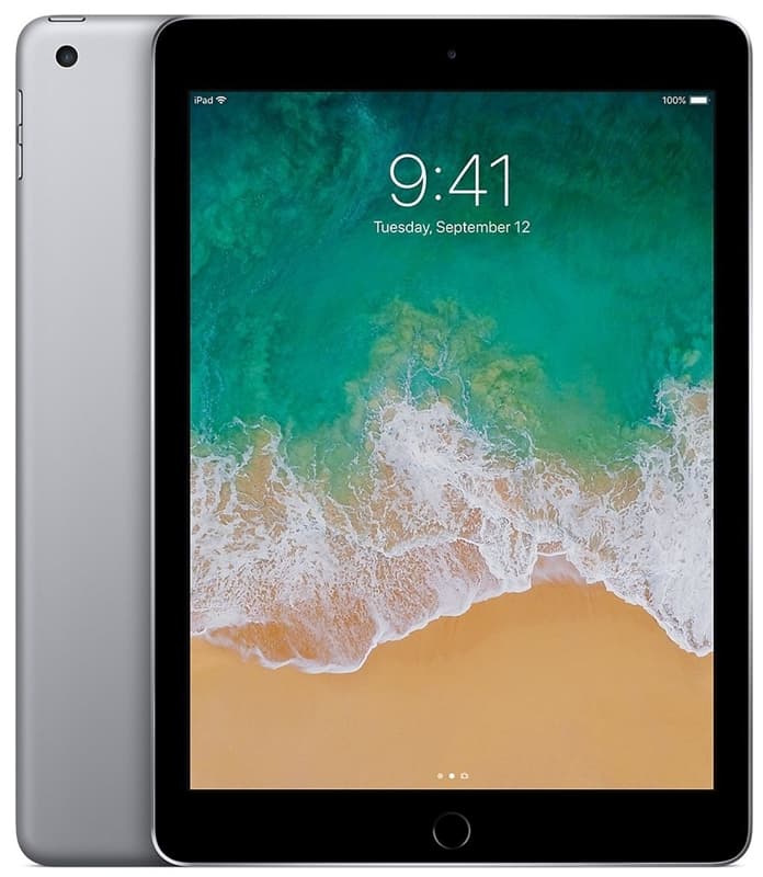 Apple iPad 5th gen WiFi + 4G (2017), Refurbished Grade B, 128GB, Space Gray