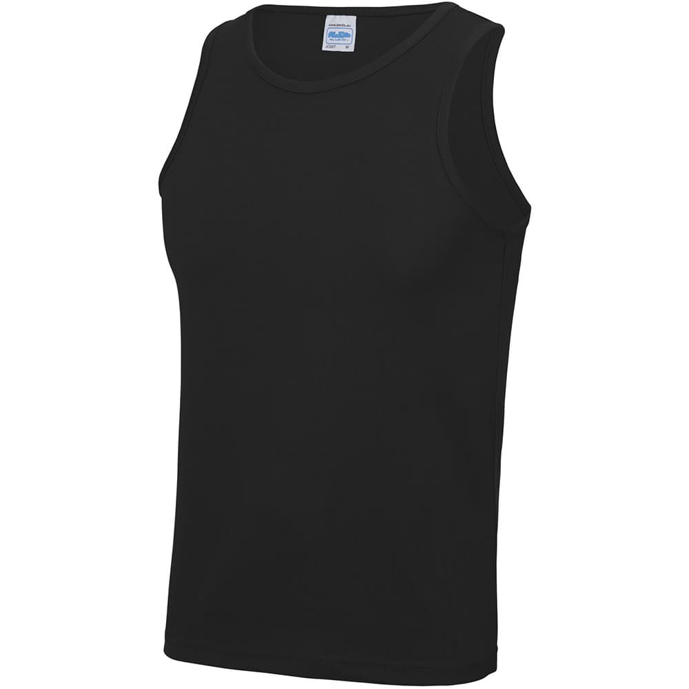 AWDis Just Cool Mens Sports Gym Plain Tank / Vest Top