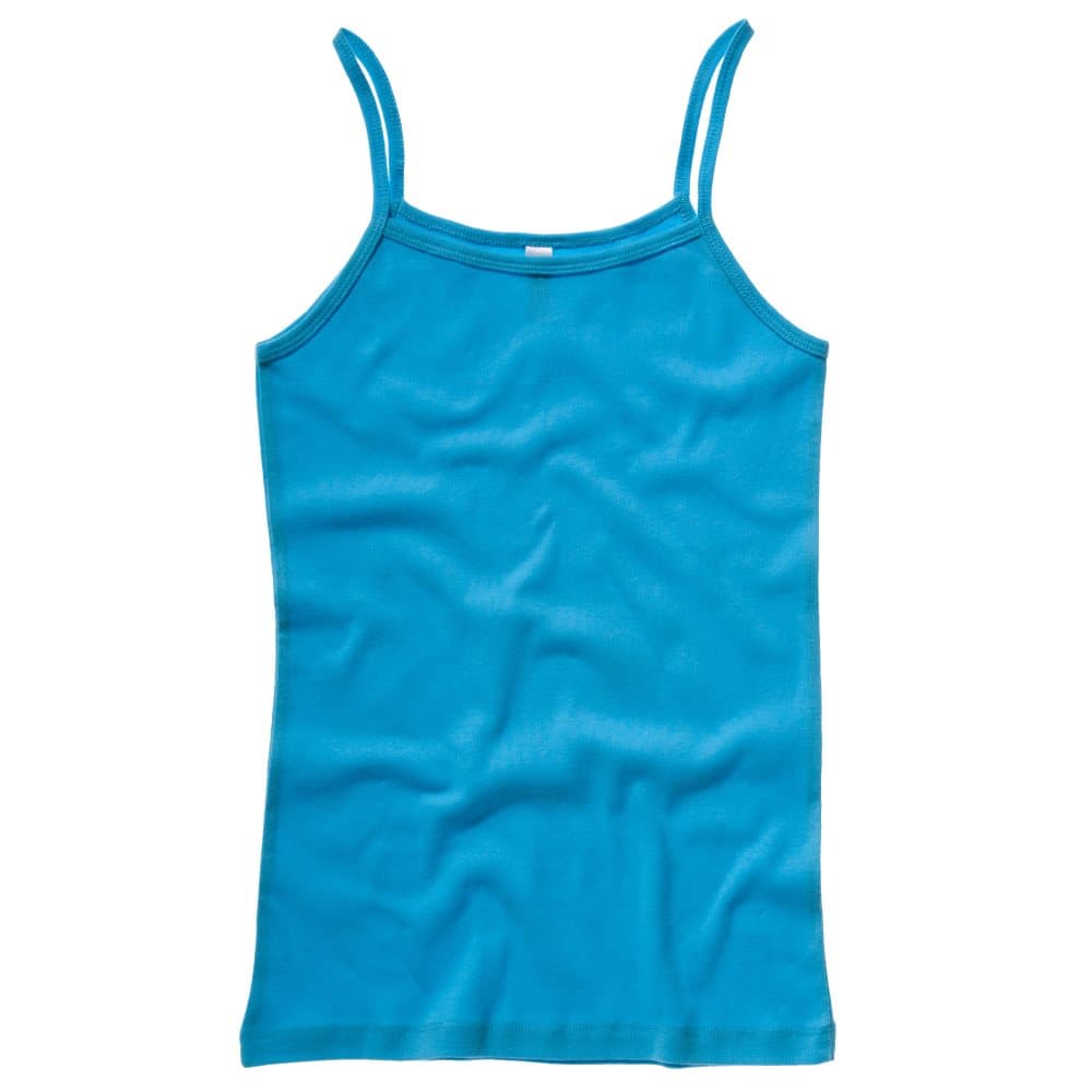 Bella + Canvas Womens/Ladies Baby Rib Spaghetti Strap Tank Vest Top
