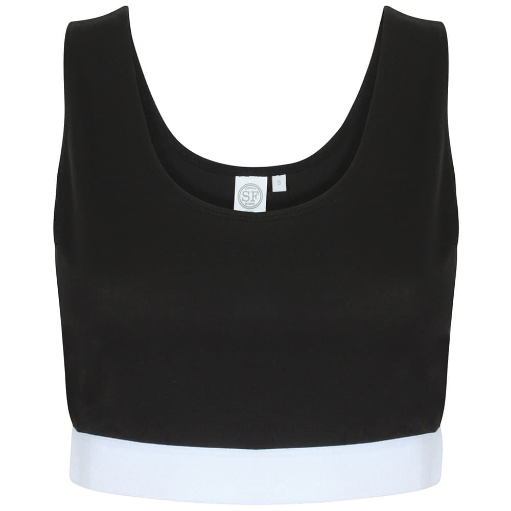 Skinni Fit Womens/Ladies Fashion Sleeveless Crop Top