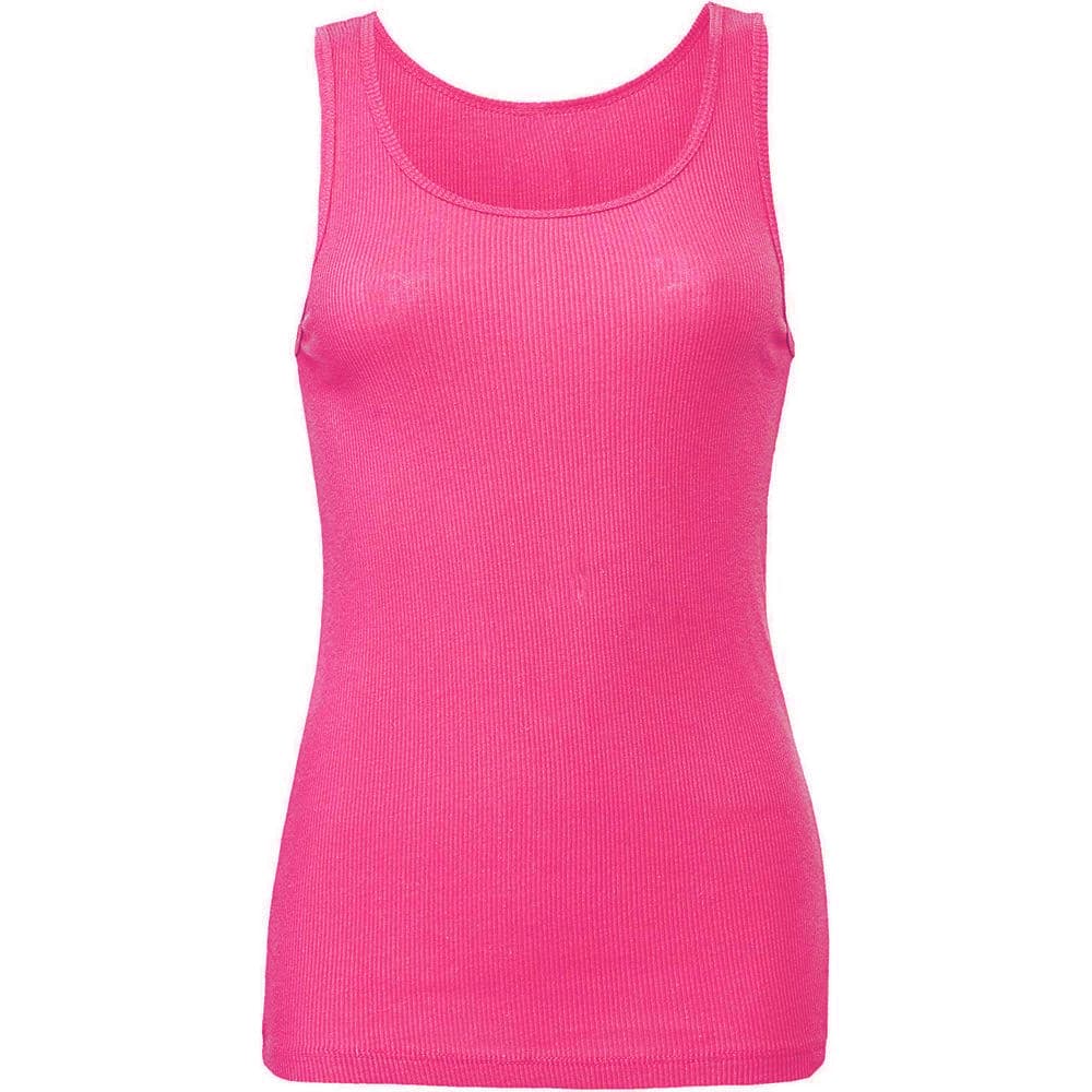 Bella + Canvas Womens/Ladies Rib Tank Vest Top