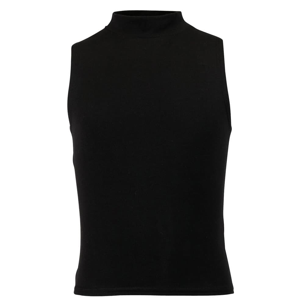 Skinni Minni Childrens Girls High Neck Crop Vest