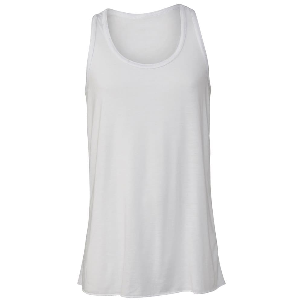 Bella + Canvas Youths Girls Flowy Racer Back Tank Top