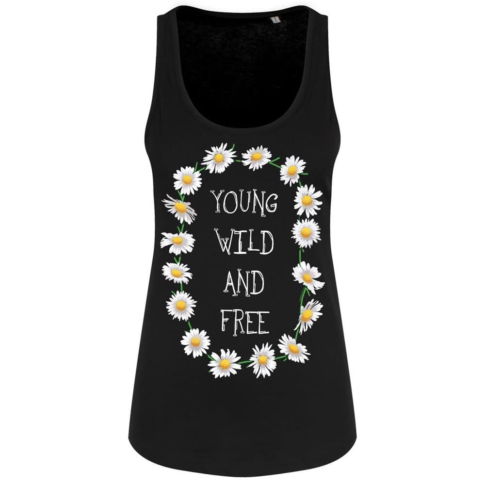 Grindstore Young Wild & Free Ladies Floaty Tank