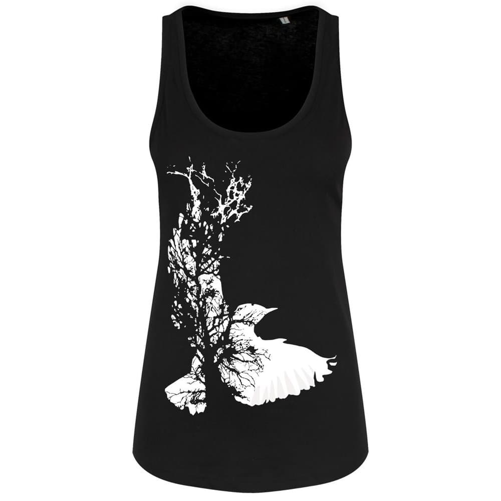Grindstore Crow Tree Ladies Black Floaty Tank