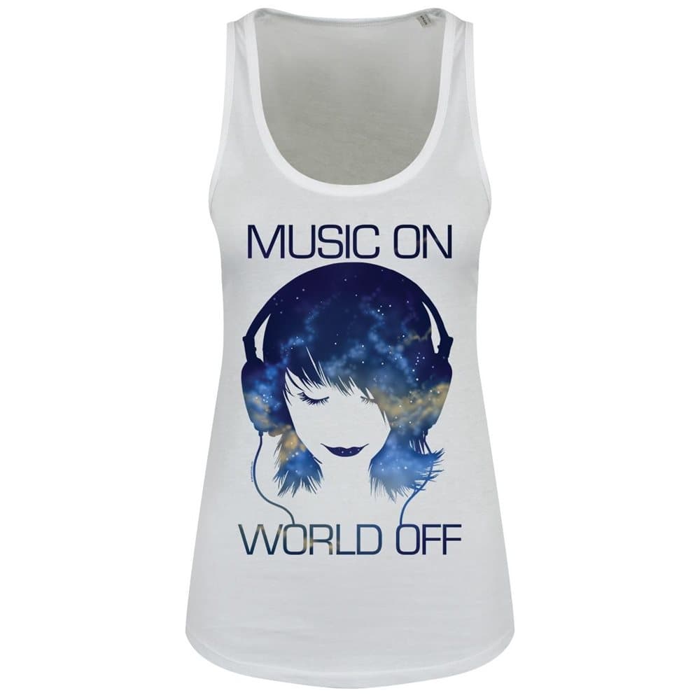 Grindstore Music On World Off Ladies Floaty Tank