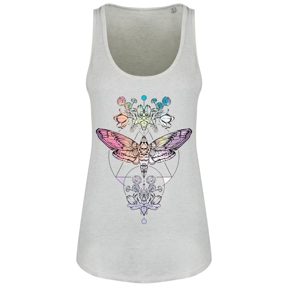 Grindstore Ladies/Womens Death Head Moth Floaty Tank