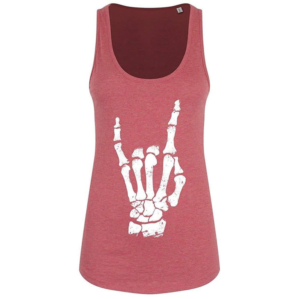 Grindstore Ladies/Womens Skeleton Rock Hand Floaty Tank