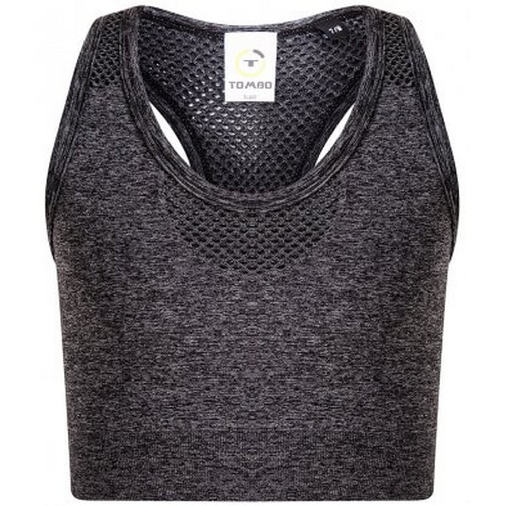 Tombo Kids/Childrens/Girls Seamless Crop Top