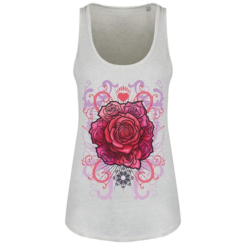 Grindstore Ladies/Womens Rose Bouquet Floaty Tank