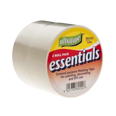 Ultratape Essentials Masking Tape (Pack of 2)
