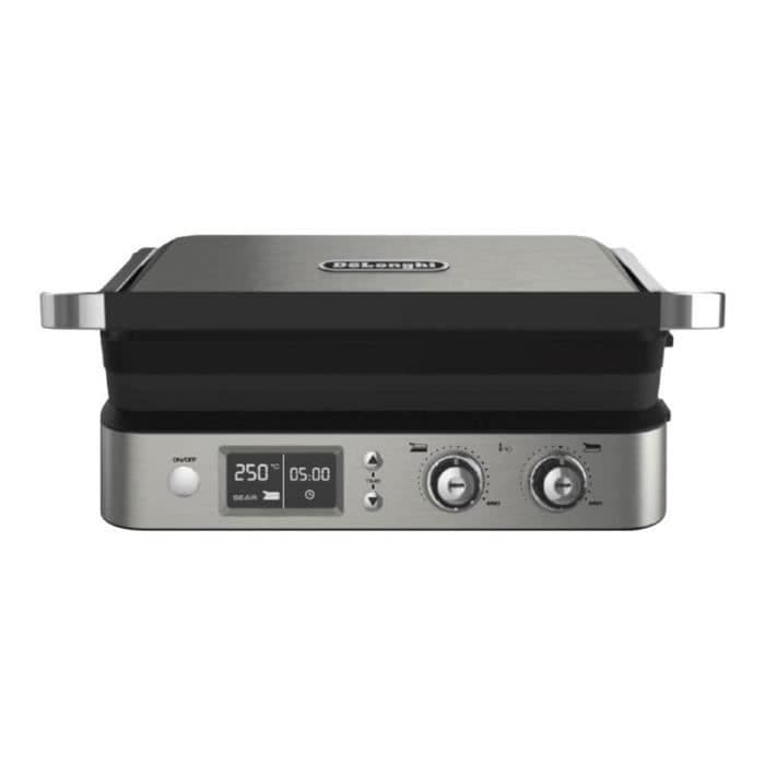 DELONGHI CGH1012D Multigrill kødgrill - 4 tilberedningstilstande - Rustfrit stål
