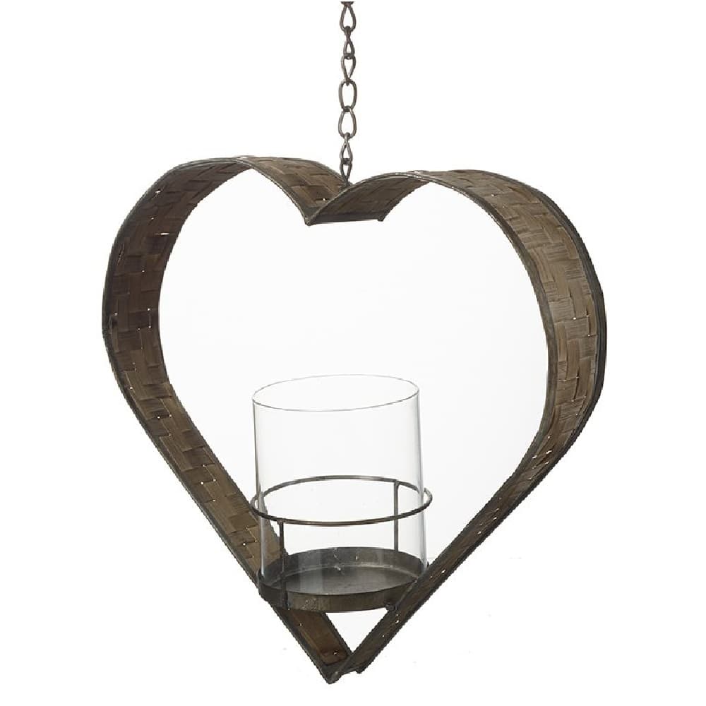 Hängande Metal Heart Tea Light Holder