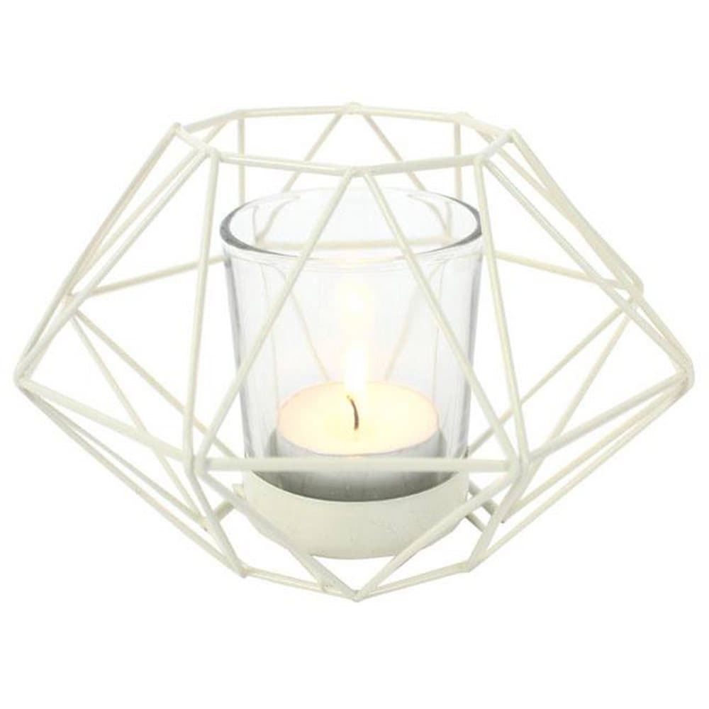 Something Different Geometric Wire Candle Holder