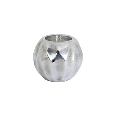 Hill Interiors Small Spherical Metallic Ceramic Tealight Holder