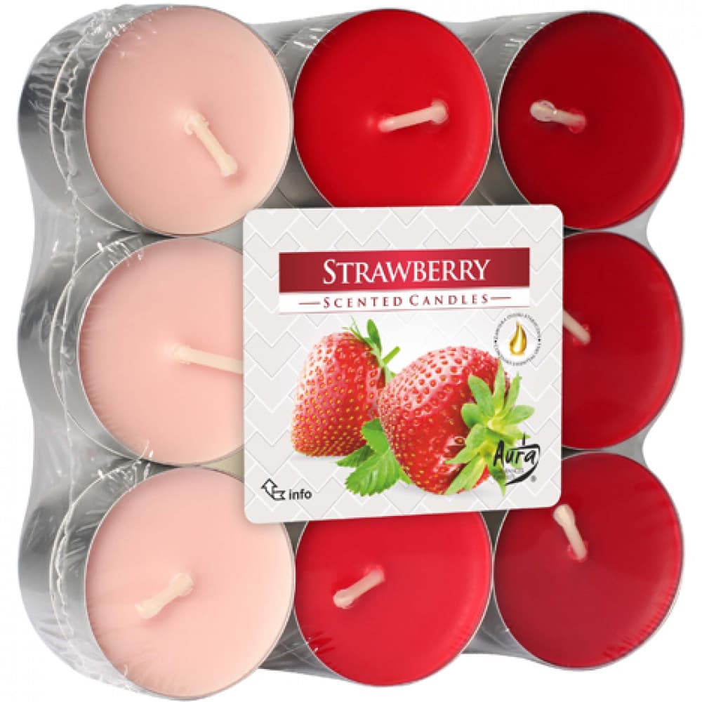Doftljus Jordgubb (18-Pack)