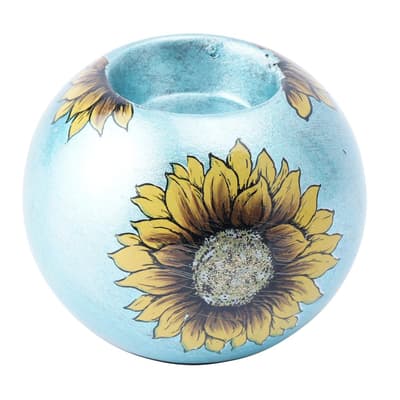 CGB Giftware Sunflower Circular Candle Holder
