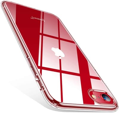 C4U® iPhone 8 / 7 skal silikon clear transparent mobilskal