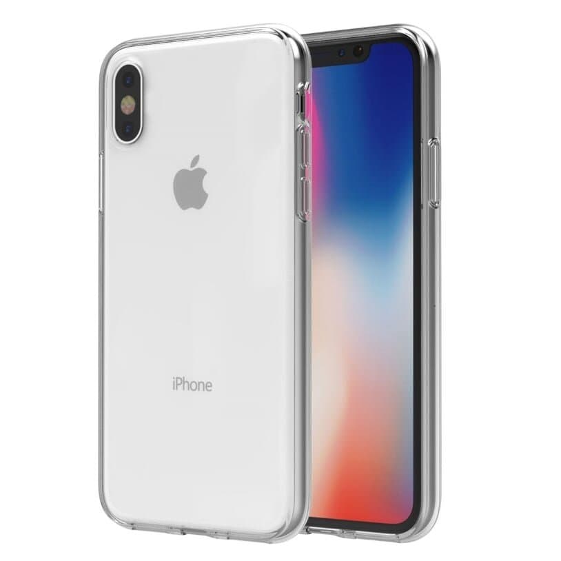 iPhone XS MAX skal silikon clear transparent mobilskal C4U®