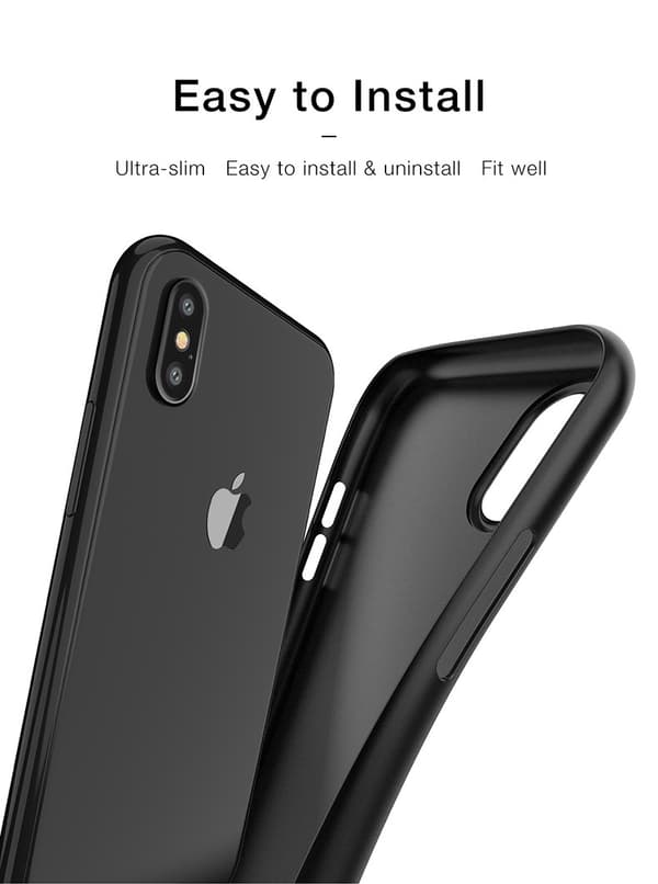 2-pack C4U® Matt-käsitelty iPhone XS Max - ohut ja erittäin ohut