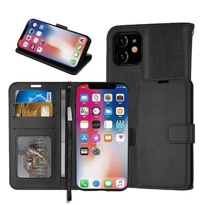 Læder taske / pung - iPhone 11 Pro 5.8 - Pung taske C4U®