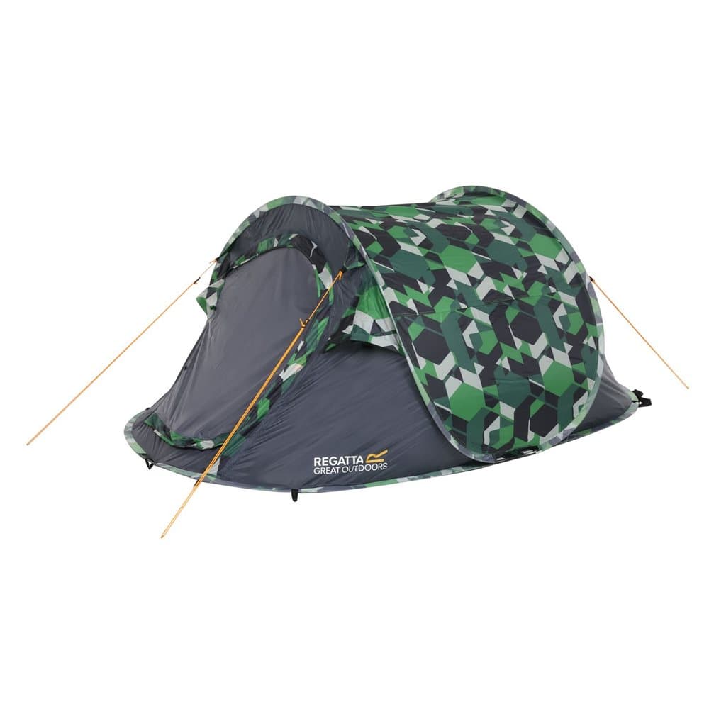Regatta Great Outdoors Malawi 2 Man Pop Up-tryckt tält