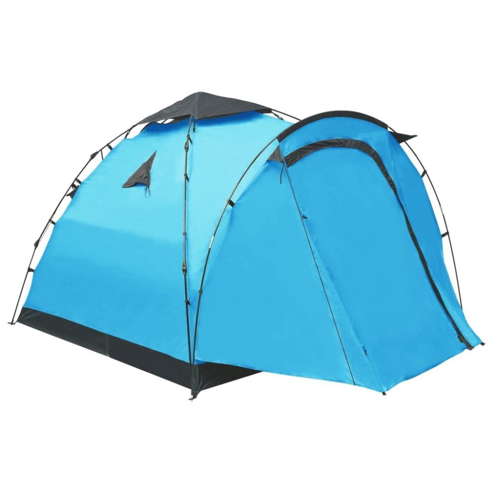 vidaXL Popup campingtält 3 personer blå Sport & Outdoor Handla vidaXL Pop up campingtält 2 3 personer 240x210x140 cm