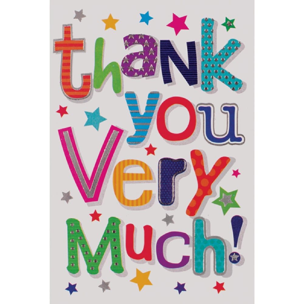 SE Open Thank You Very Much Individually Wrapped Cards (Pack of 24)