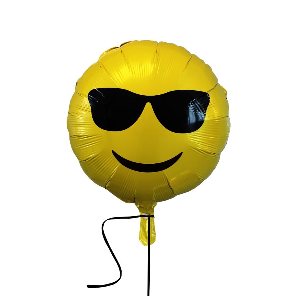 Folieballong Emoji Cool