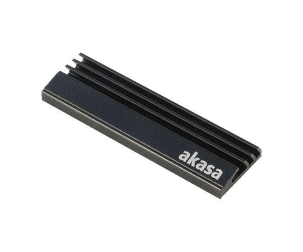 Akasa A-M2HS01-BK, Svart, M.2 SSD, 71 mm, 22 mm, 6,4 mm