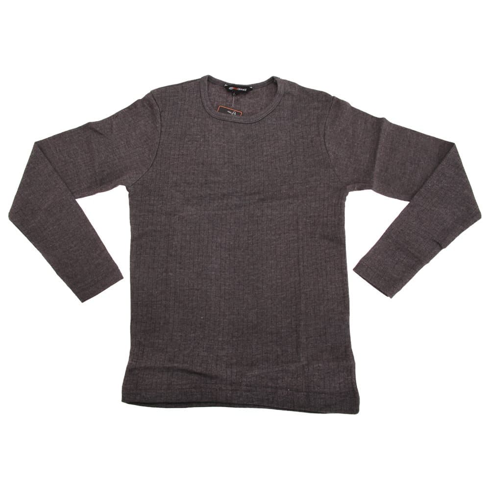Childrens Boys Plain Thermal Long Sleeved Top