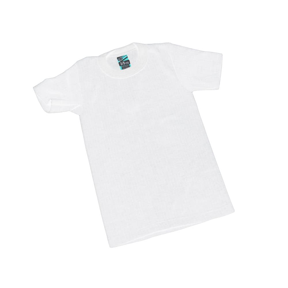 Boys Thermal Clothing Short Sleeved T Shirt Polyviscose Range (British Made)