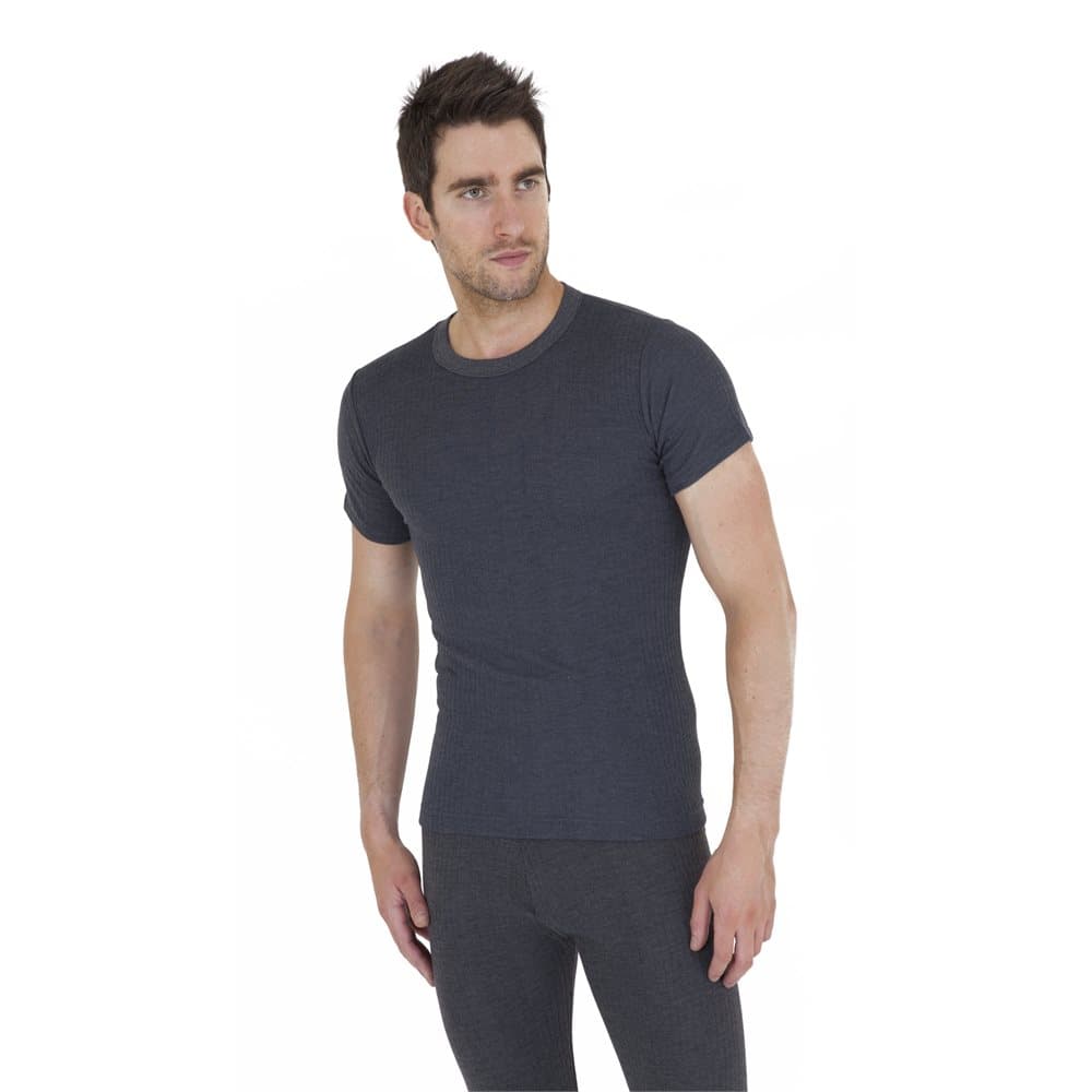 Mens Thermal Underwear Short Sleeve T Shirt Polyviscose Range (British Made)