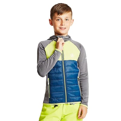 Dare2b Childrens/Kids Infamy Hybrid Insulated Hooded Stretch Midlayer